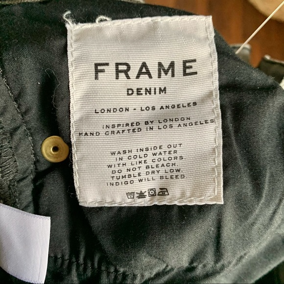 FRAME Le Skinny De Jeanne Zip Trim Jeans SZ-26 - Picture 13 of 14